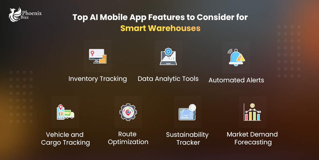 Top AI Mobile App Features to Consider for Smart Warehouses